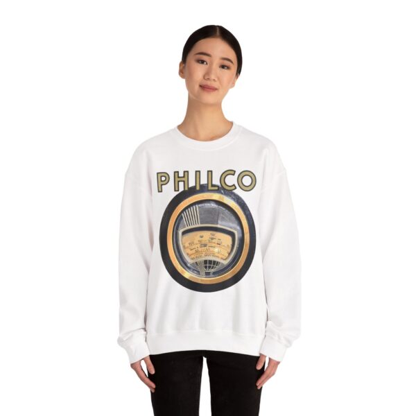 1930's Philco Radio Logo and Dial - Vintage Radio Sweatshirt - Antique Vacuum Tube Enthusiast Gift - Electronics - Technician - Image 8