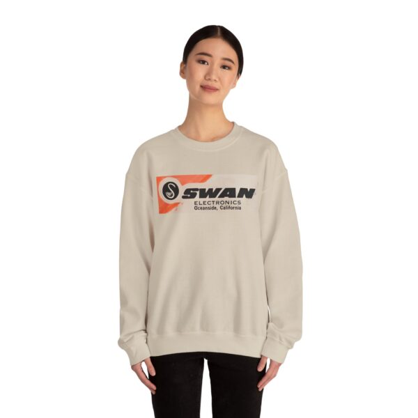 Swan Radio Retro Logo Sweatshirt - Vintage Radio - Antique Vacuum Tube Enthusiast Gift - Electronics - Technician - Gift for him - Image 16