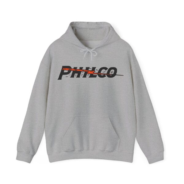 Philco Lightning Bolt Antique Radio Logo Hooded Sweatshirt - Image 10