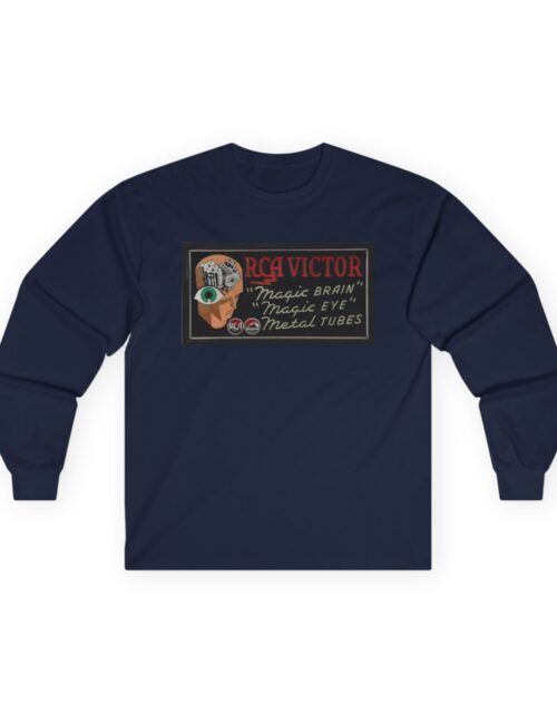 RCA Victor "Magic Brain" 1930's Radio Advertising Long Sleeve Tee