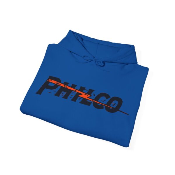 Philco Lightning Bolt Antique Radio Logo Hooded Sweatshirt - Image 37
