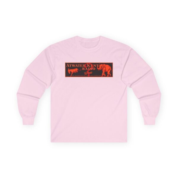 Atwater Kent Vintage Radio Ad Graphic / 1930's Advertising / Enjoy Radio's Greatest Show! Retro Design Long Sleeve Tee - Image 29