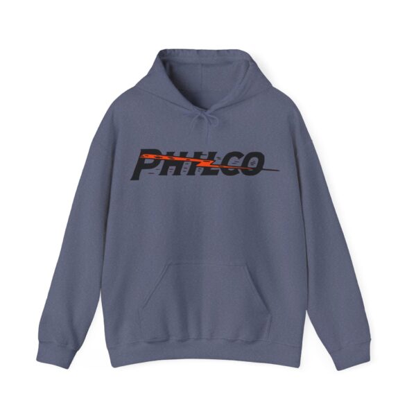 Philco Lightning Bolt Antique Radio Logo Hooded Sweatshirt - Image 42