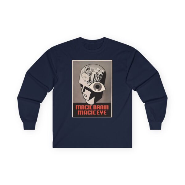 RCA Magic Brain / Magic Eye Antique Radio Graphic Long Sleeve Tee - Image 25