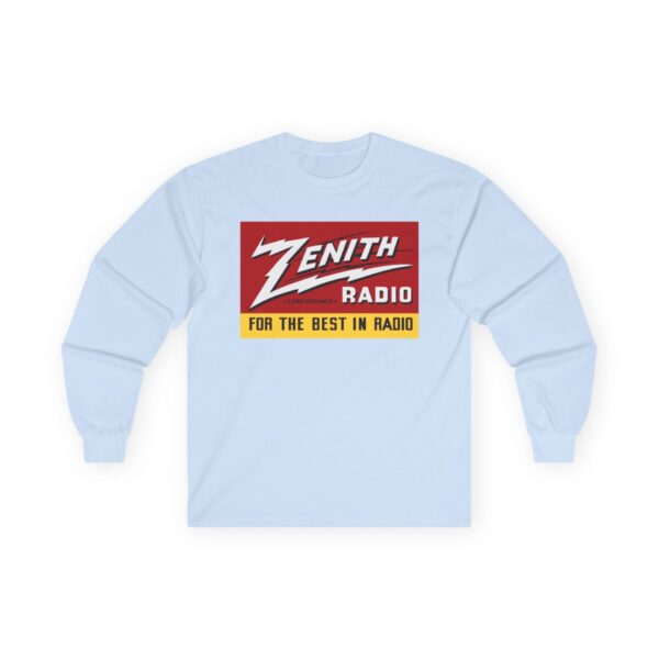 Zenith - Long Distance - For the Best in Radio Long Sleeve Tee / Antique Radio Shirt / Vintage Radio / Advertising / Signage - Image 17