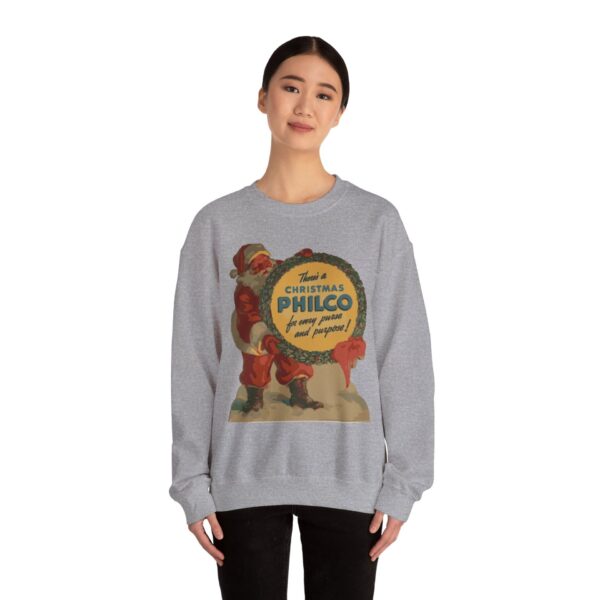 Philco Santa Sweatshirt - Vintage Radio Christmas Xmas - Antique Vacuum Tube Enthusiast Gift - Electronics - Technician - Gift for him - Image 20