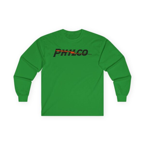 PHILCO Lightning Bolt 1930's Antique Radio Logo Long Sleeve Tee - Image 15