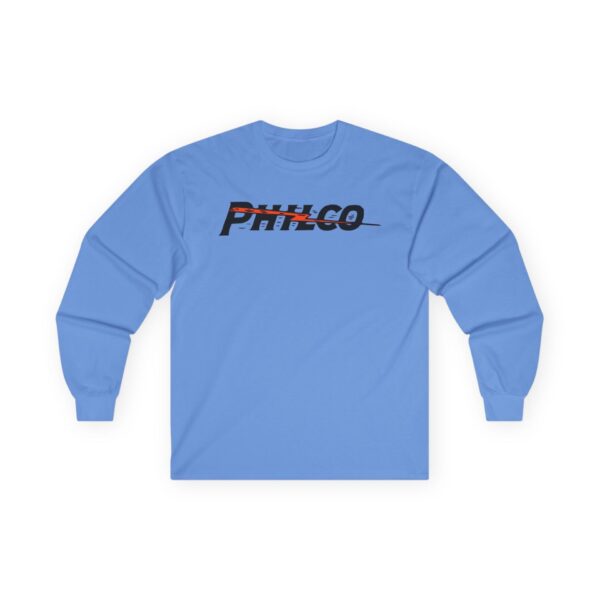 PHILCO Lightning Bolt 1930's Antique Radio Logo Long Sleeve Tee - Image 19