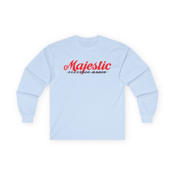 Majestic Electric Radio Retro Antique Logo Long Sleeve Tee - Image 17