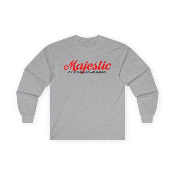Majestic Electric Radio Retro Antique Logo Long Sleeve Tee