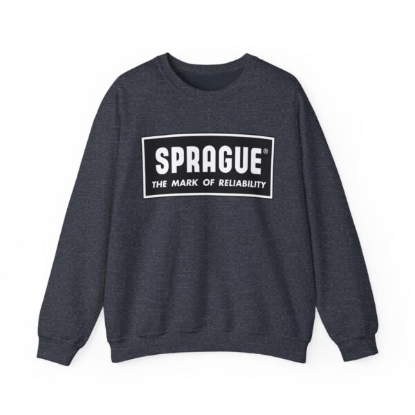 Cozy Vintage Vibes: Sprague Electronics Logo Crewneck Sweatshirt - Antique Radio - Retro - Image 13