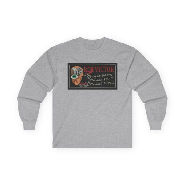 RCA Victor "Magic Brain" 1930's Radio Advertising Long Sleeve Tee - Image 9
