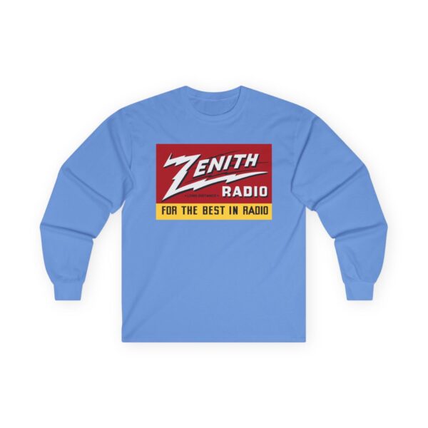 Zenith - Long Distance - For the Best in Radio Long Sleeve Tee / Antique Radio Shirt / Vintage Radio / Advertising / Signage - Image 19