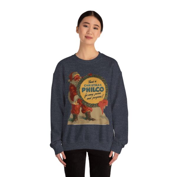 Philco Santa Sweatshirt - Vintage Radio Christmas Xmas - Antique Vacuum Tube Enthusiast Gift - Electronics - Technician - Gift for him - Image 40
