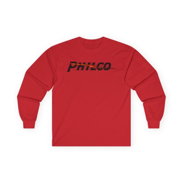 PHILCO Lightning Bolt 1930's Antique Radio Logo Long Sleeve Tee - Image 29