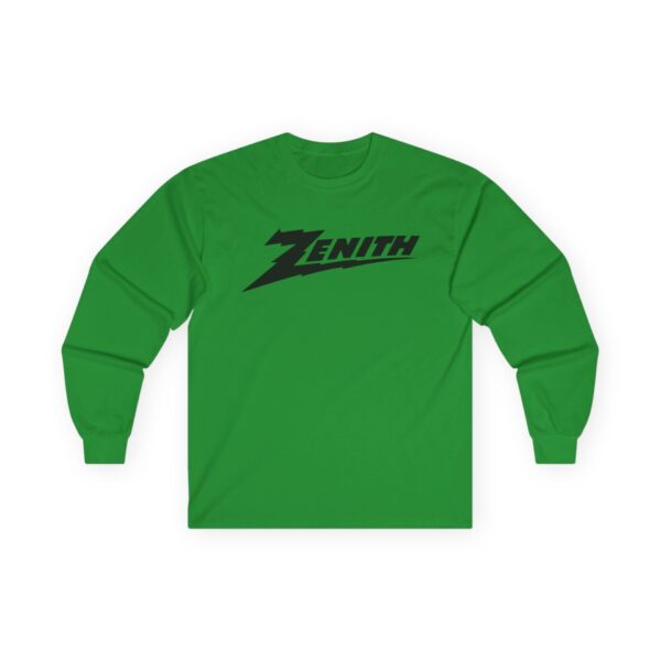 Zenith Radio Iconic Logo Long Sleeve Tee / Antique Radio / Vintage Radio / Advertising / Signage / Long Distance - Image 9