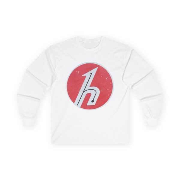 Retro Hallicrafters Radio Logo Long Sleeve Tee - Antique Vintage Tech Enthusiast Apparel - Image 3