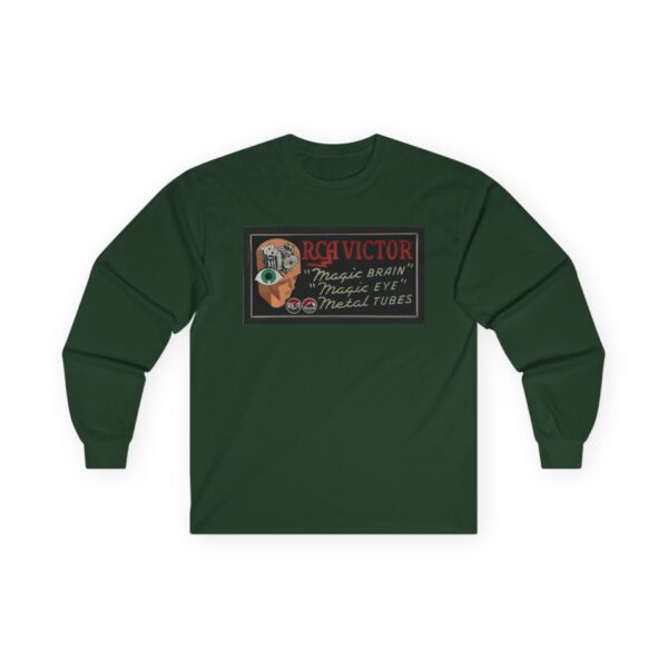 RCA Victor "Magic Brain" 1930's Radio Advertising Long Sleeve Tee - Image 17