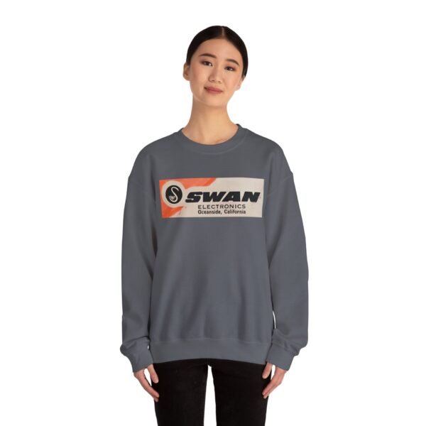 Swan Radio Retro Logo Sweatshirt - Vintage Radio - Antique Vacuum Tube Enthusiast Gift - Electronics - Technician - Gift for him - Image 44