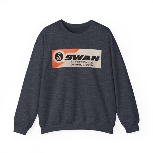 Swan Radio Retro Logo Sweatshirt - Vintage Radio - Antique Vacuum Tube Enthusiast Gift - Electronics - Technician - Gift for him - Image 37