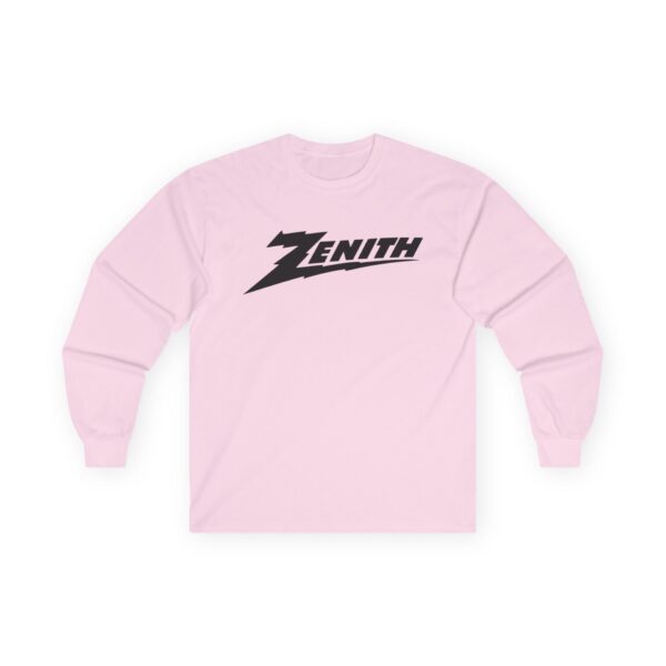 Zenith Radio Iconic Logo Long Sleeve Tee / Antique Radio / Vintage Radio / Advertising / Signage / Long Distance - Image 17
