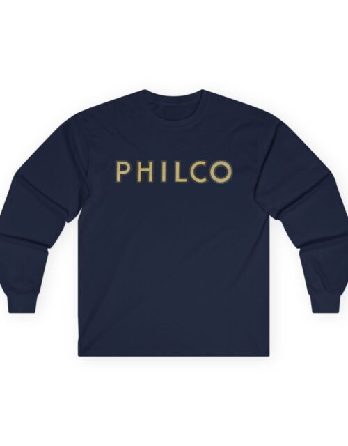 Philco Radio Company Vintage Retro Antique Logo Ultra Cotton Long Sleeve Tee