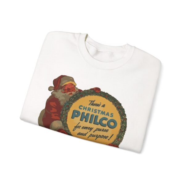 Philco Santa Sweatshirt - Vintage Radio Christmas Xmas - Antique Vacuum Tube Enthusiast Gift - Electronics - Technician - Gift for him - Image 7