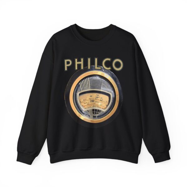1930's Philco Radio Logo and Dial - Vintage Radio Sweatshirt - Antique Vacuum Tube Enthusiast Gift - Electronics - Technician - Image 9
