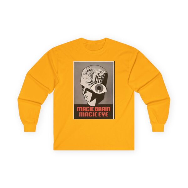 RCA Magic Brain / Magic Eye Antique Radio Graphic Long Sleeve Tee - Image 11