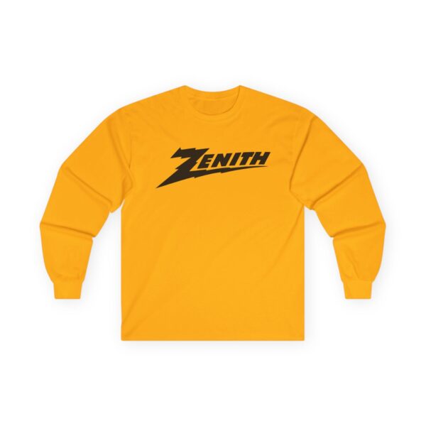 Zenith Radio Iconic Logo Long Sleeve Tee / Antique Radio / Vintage Radio / Advertising / Signage / Long Distance - Image 7