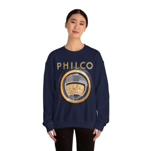 1930's Philco Radio Logo and Dial - Vintage Radio Sweatshirt - Antique Vacuum Tube Enthusiast Gift - Electronics - Technician - Image 44