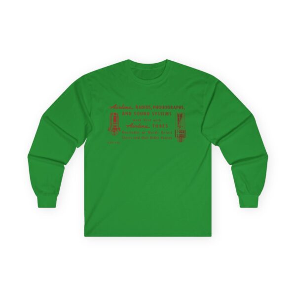 Wards Airline Vacuum Tubes Vintage Sign Design Long Sleeve Tee - Image 17