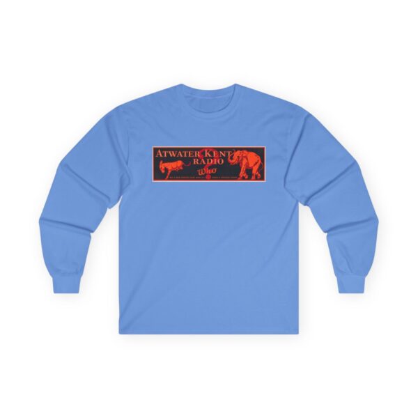 Atwater Kent Vintage Radio Ad Graphic / 1930's Advertising / Enjoy Radio's Greatest Show! Retro Design Long Sleeve Tee - Image 21