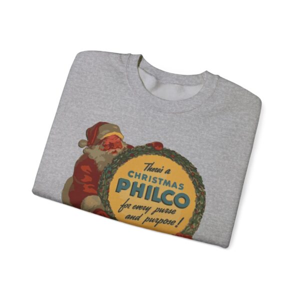 Philco Santa Sweatshirt - Vintage Radio Christmas Xmas - Antique Vacuum Tube Enthusiast Gift - Electronics - Technician - Gift for him - Image 19