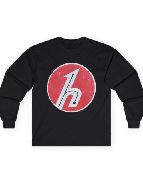 Retro Hallicrafters Radio Logo Long Sleeve Tee - Antique Vintage Tech Enthusiast Apparel