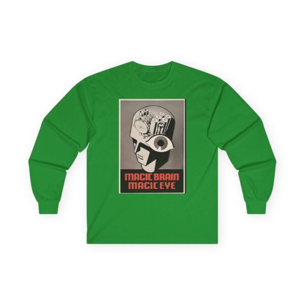 RCA Magic Brain / Magic Eye Antique Radio Graphic Long Sleeve Tee - Image 17