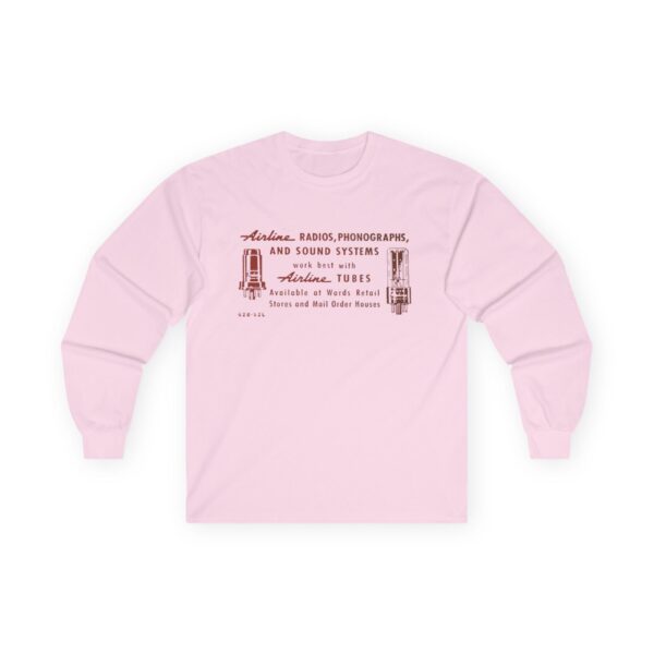Wards Airline Vacuum Tubes Vintage Sign Design Long Sleeve Tee - Image 29