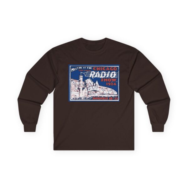 Meet me at the 1924 Chicago Radio Show Long Sleeve Tee - Image 15