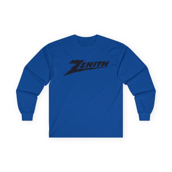 Zenith Radio Iconic Logo Long Sleeve Tee / Antique Radio / Vintage Radio / Advertising / Signage / Long Distance - Image 15