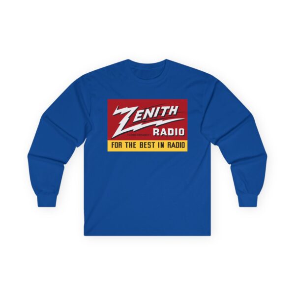 Zenith - Long Distance - For the Best in Radio Long Sleeve Tee / Antique Radio Shirt / Vintage Radio / Advertising / Signage - Image 21