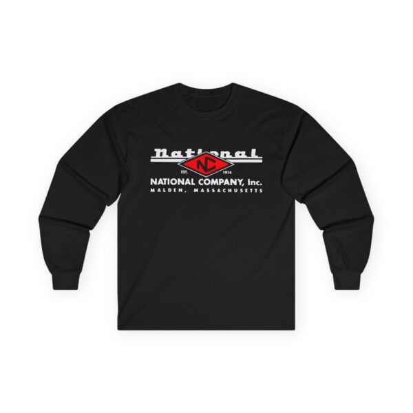 National Corporation Antique Radio Retro Vintage Logo - Long Sleeve Tee