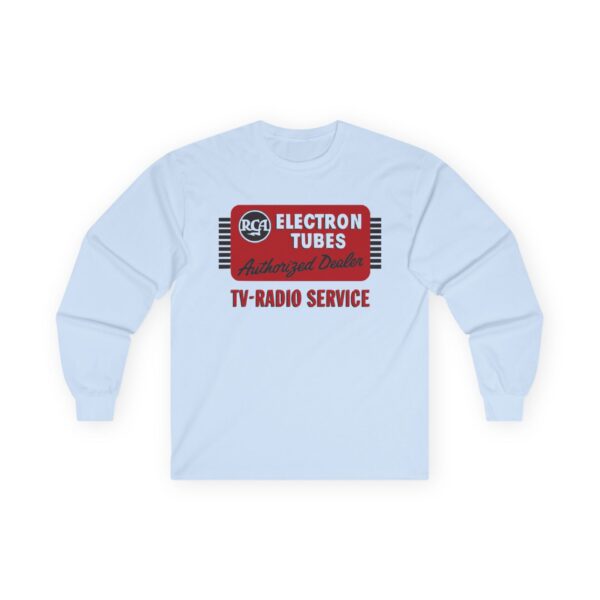 RCA Electron Tubes Authorized Dealer Vintage Design Long Sleeve Tee / Antique Radio Shirt / Advertising / Signage / Retro / TV-Radio Service - Image 11